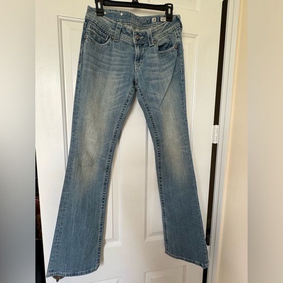 Blue denim white wing MISS ME jeans - Picture 10 of 11